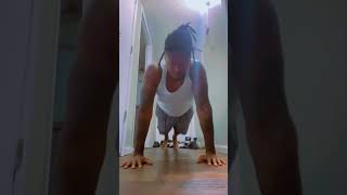 Push up challenge second try motivation fyp [upl. by Arahahs]