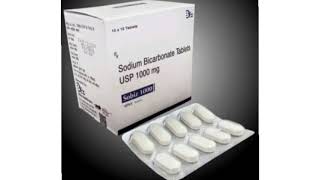 Sobiz 1000 Tablets Sodium Bicarbonate Tablets USP 1000 mg [upl. by Ettenej]