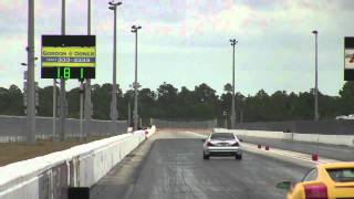 Stock MercedesBenz SL65 AMG runs 1158  12094 MPH Drag Racing [upl. by Blakely141]