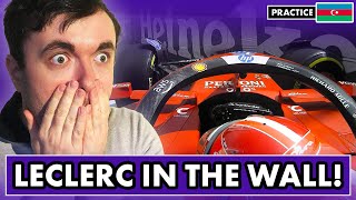 Our Reaction to Practice for the Azerbaijan Grand Prix [upl. by Nnyled]