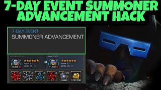 Increase your teams rewards 7day Summoner Advancement event HACK  MCOC [upl. by Anelleh]