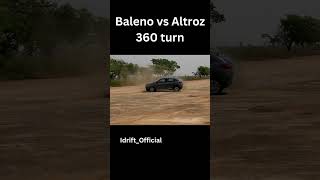 Baleno VS altroz 360 turncomment your favorite tata marutisuzuki baleno tatanexon [upl. by Llerol]