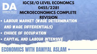 O levelIGCSE Economics 22810455 Microeconomics Revision Day 12 [upl. by Nelsen741]