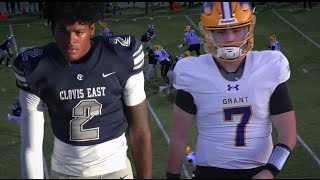 Clovis East vs Grant 🏈 High Scoring Game between CA Top 25 Ranked Teams 🔥 2024 maxpreps espn nfl [upl. by Maon]