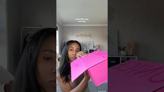 Unboxing my glueless wig headband wig review easy wig install wigunboxing gluelesswig wigreview [upl. by Zoubek340]