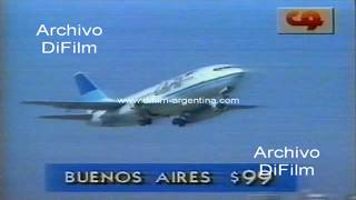 Publicidad LAPA lineas aereas privadas argentinas 1995 [upl. by Cyb]