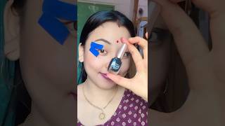 Cello tape eyeliner hack eyeliner hack video makeup shorts viralshorts share [upl. by Yemaj]