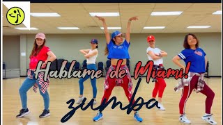 ZUMBA  Hablame de Miami  Gente de Zona  dominican pop [upl. by Nevear598]