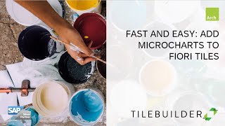 Add a a microchart to a SAP Fiori Launchpad tile [upl. by Noryv301]