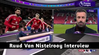 Ruud Van Nistelrooy Interview amp REACTION  Pundits FUMING 😡 Manchester united 11 Chelsea [upl. by Findlay]