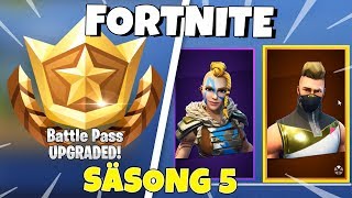 KÖPER BATTLE PASS amp VISAR ALLT NYTT I FORTNITE SÄSONG 5 [upl. by Oicul602]