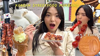 Korean Street Food Trip in Myeongdong 🇰🇷 All the Korean Vendors Speak Tagalog [upl. by Nednal]