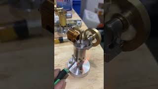 MINI steam engine with boilerenginediy enginesound engineer steamengine steampower [upl. by Nowaj]