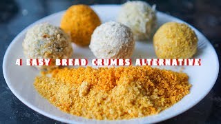 4 Easy Bread Crumb Alternatives  Hungry for Goodies [upl. by Henriha]