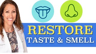 FAST Loss of Taste amp Smell Remedy  5 Ways to Regain Your Sense of Smell amp Taste [upl. by Darcey558]