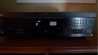 Sony CDPXA7es Top of the Line CD player overview [upl. by Otinauj410]