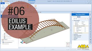 Logiciel Calcul des Structures Edilus Example 6 ACCA software [upl. by Silvio]