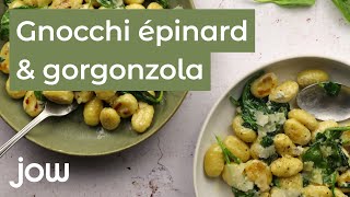 Recette des gnocchi gorgonzola épinard [upl. by Atikin632]