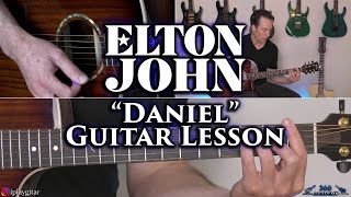 Elton John  Daniel Guitar Lesson [upl. by Jorge]