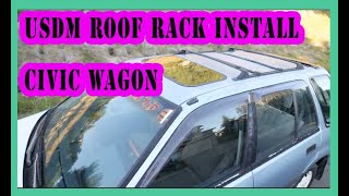 Civic Wagon Roof Rack Install  DOYLE 10quot Professional Rivet Nut Setter Kit [upl. by Yoreel955]