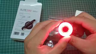 酷碼開箱趣NO1智能尾燈XLITE100 Very Smart bike Tail light XLITE100 單車 [upl. by Blisse]