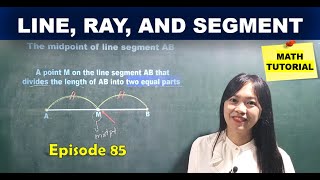 LINE RAY AND SEGMENT  MATH TUTORIAL [upl. by Ihteerp]