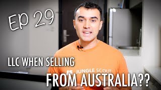 Should I form an LLC if selling from Australia  ASK JUNGLE SCOUT EP 29 [upl. by Osnohpla320]