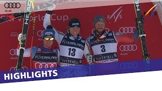 Thomas Dressen pips Feuz for win in Kvitfjell Downhill  Highlights [upl. by Iadam]