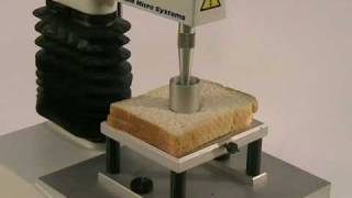 How to measure Texture AACC Bread Firmness [upl. by Frazier]