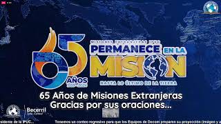 EN VIVO  ESCUELA DOMINICAL MISIONERA Celebración 65 años de Misiones Extranjeras [upl. by Drawe634]