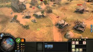 Lets Play CoH 3 vs 3 Red Ball Express Amerikaner German HD [upl. by Lenssen]