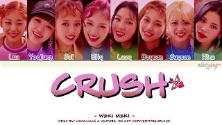 Weki Meki 위키미키 – CRUSH Color Coded Lyrics EngRomHan가사 [upl. by Alilak]