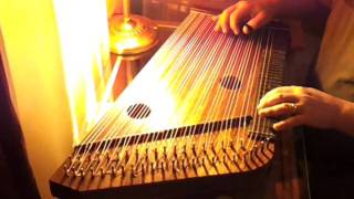 Homemade Psalterform Concert Zither  Part 3  sound check [upl. by Ximenez329]