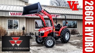 Massey Ferguson 2860E Hydrostat Compact Utility Tractor 573 Engine HP [upl. by Nesila]