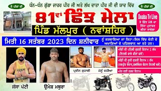 Live Kushti Dangal Pind Mallpur  Nawanshahar  SBS Nagar [upl. by Aihsemot]