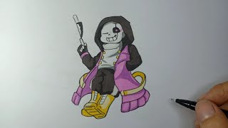 How To Draw Epic Sans Cute Very Easy [upl. by Lacym]