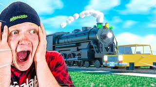 Can You STOP The Train In ROBLOX [upl. by Sofko]