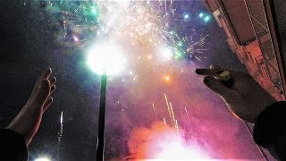 Capodanno 2018 Napoli  Fuorigrotta [upl. by Nywrad736]