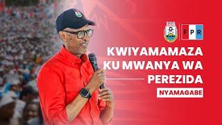 NYAMAGABE IGIKORWA CYO KWIYAMAMAZA KU MUKANDIDA WA FPR INKOTANYI [upl. by Inan]