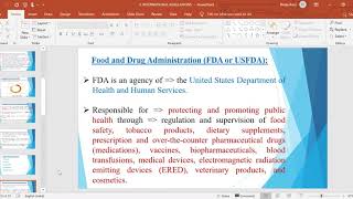 Lecture DTC111 on INTERNATIONAL REGULATIONS CODEX IDF ISO FDA and EEC by Dr Binita Rani [upl. by Newlin284]