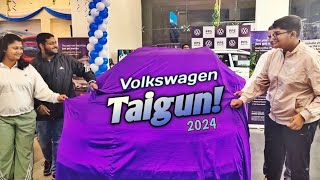 Taking Delivery of Volkswagen Taigun Manual 1L in 2024  25 Lakhs Discount 💪🔥German Quality😍 at 13L [upl. by Norwood]