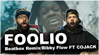 THE RESPONSE Foolio “Beatbox RemixBibby Flow” FT COJACK REACTION [upl. by Ahsemo]