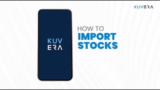 How to  Import Stocks on Kuvera [upl. by Orag]