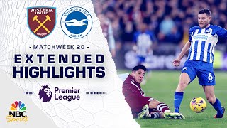 West Ham United v Brighton  PREMIER LEAGUE HIGHLIGHTS  122024  NBC Sports [upl. by Aicatsue296]