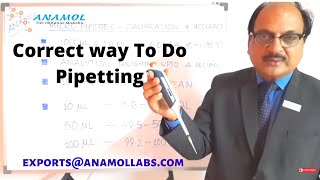 How to Practice Proper Pipetting Technique in any laboratory English [upl. by Aeila]