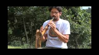 Aula de Bambusax  Bamboosax  Saxofone de Bambu de Daniel Tibhau Sax de Bambu [upl. by Notsirk]