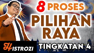 SEJARAH TINGKATAN 4  Bab 8  8 Proses Pilihan Raya [upl. by Wilona275]