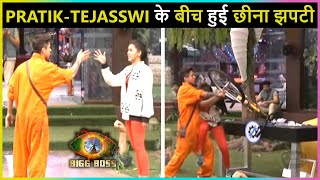 Tejasswi amp Pratik Get Into Fight During BB Cycle Shop Task  Bigg Boss 15 Live Update [upl. by Duong570]