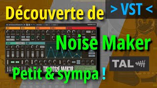 Du bruit avec Noise Maker de chez TALSoftware   un super VST gratuit  greffon  linux  musique [upl. by Hareenum]