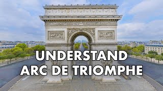 Paris Arc de Triomphe Explained [upl. by Hegarty]